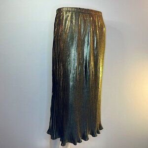 NEW DIRECTIONS Noir Stannic Pleated Knit Skirt - Size Small - NWT $48